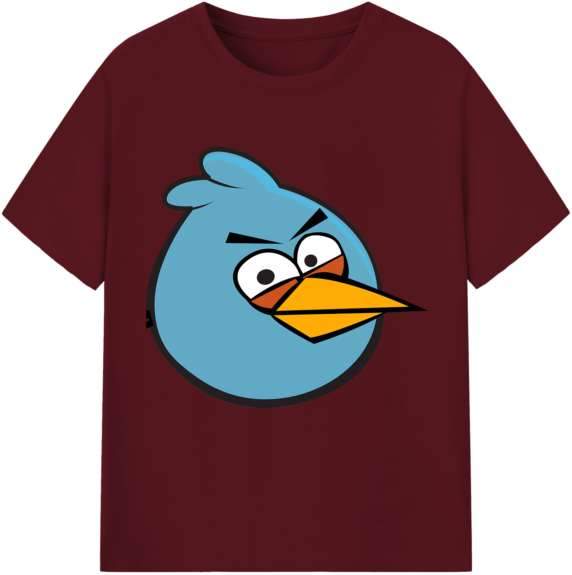 （画像用） Angry Birds アングリーバード 綿100％半袖Tシャツ（フロントプリント）